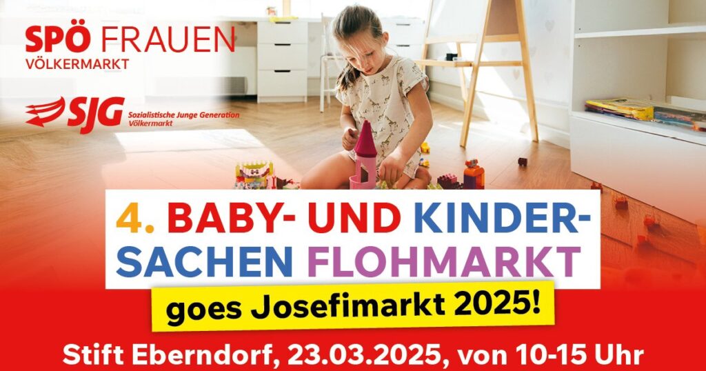 4. Baby- und Kindersachen Flohmarkt goes Josefimarkt 2025